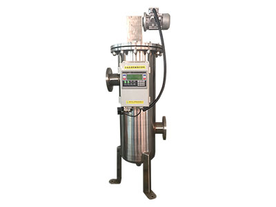 Automatic on-site self-cleaning filter